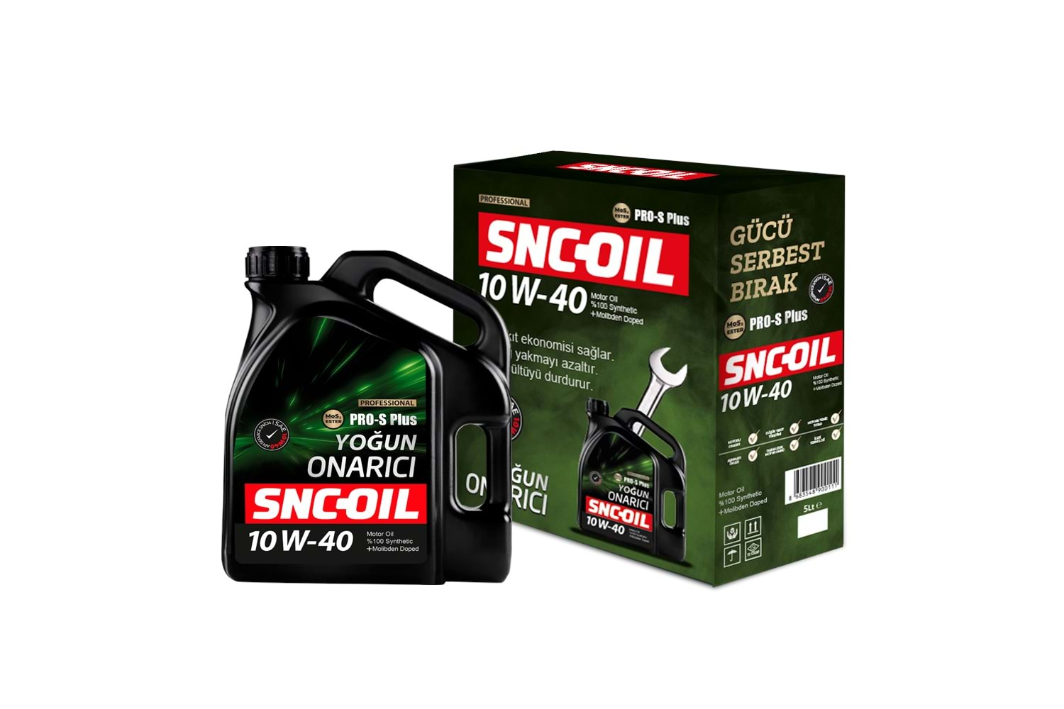 Snc Oil Pro-S Plus Yoğun Onarıcı 10w-40 Motor Yağı 5 Litre