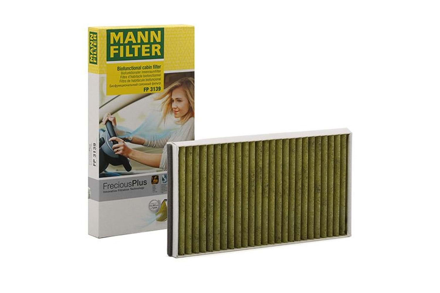 Mann Filter Anti Bakteriyel Polen Filtresi FP3139