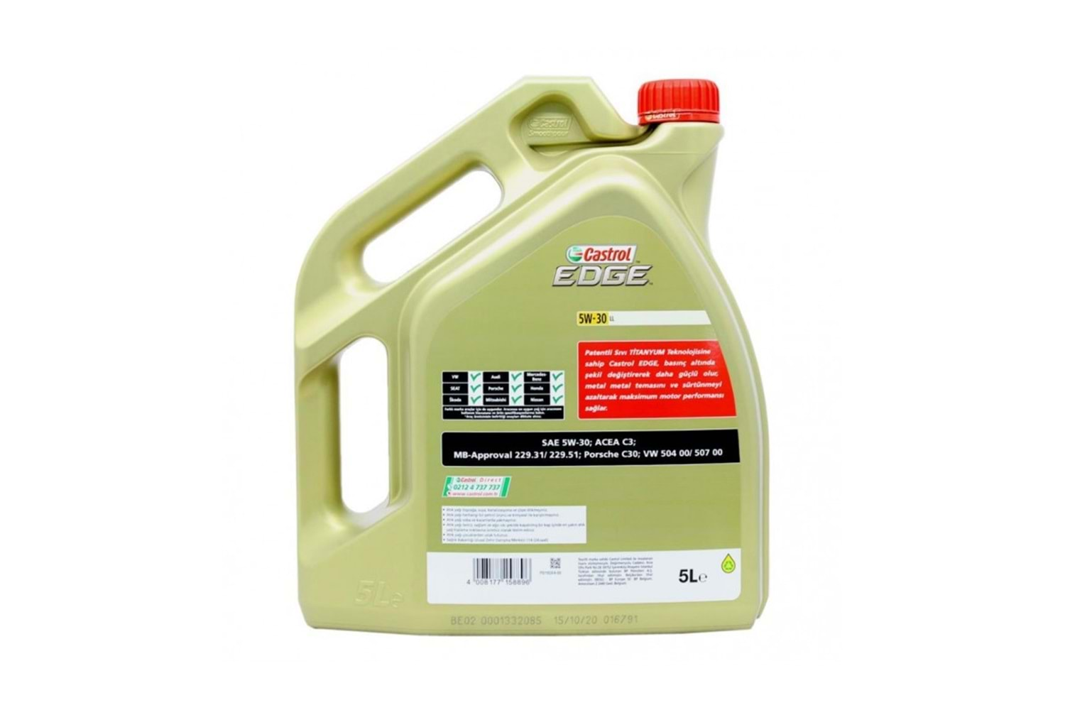 Castrol Edge 5w-30 LL Motor Yağı 5 Litre