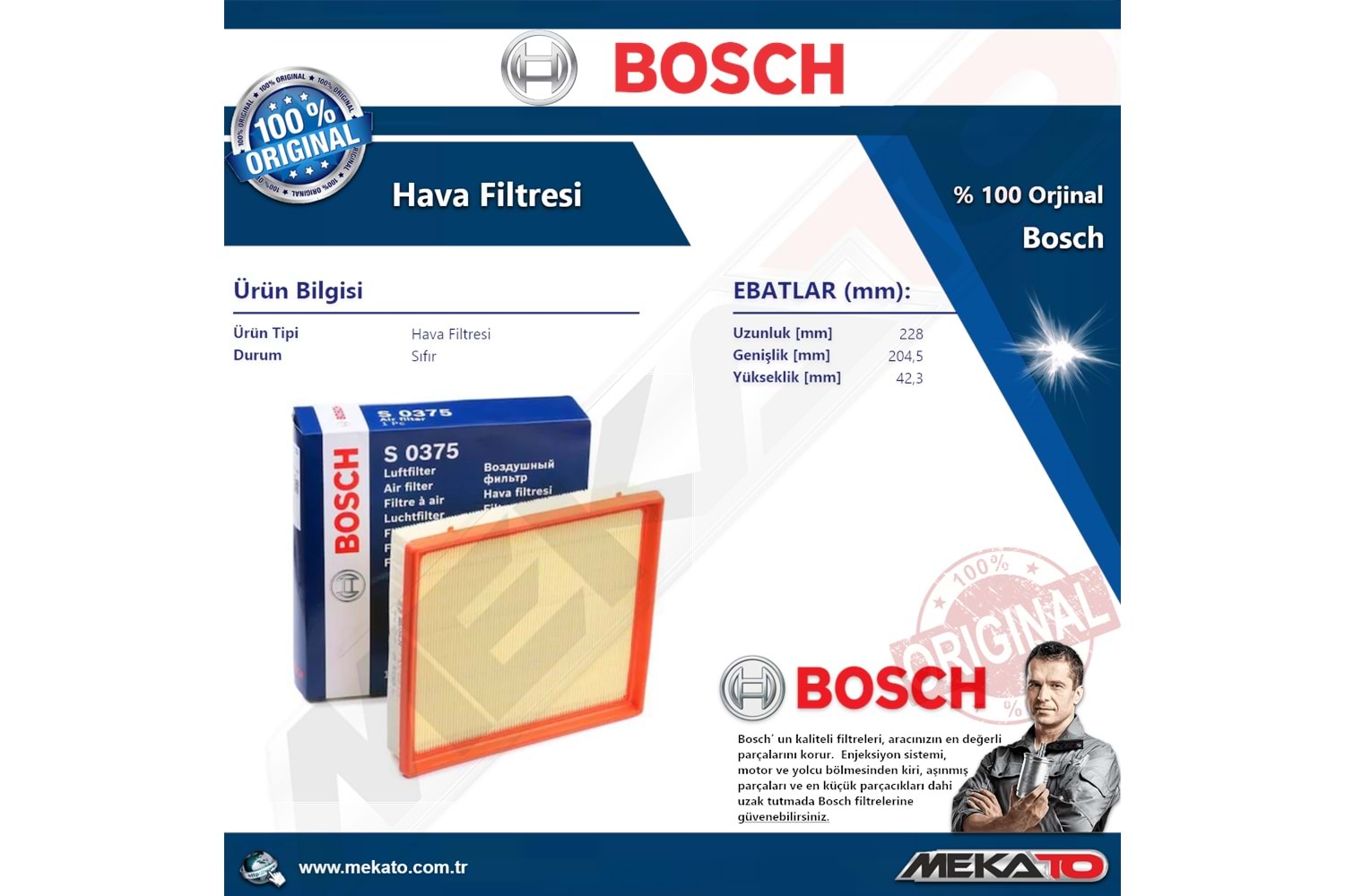 Bmw 3 Seri F30 F31 318 i B38 Bosch Filtre Seti Karbonlu 2015-2018