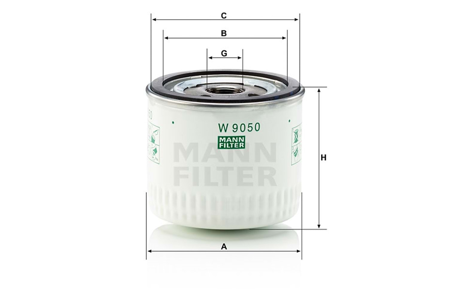 Mann Filter Yağ Filtresi W9050