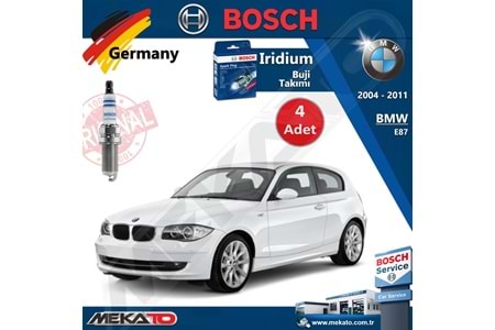 Bmw 1 Seri E87 Lpg Bosch İridyum Buji Takımı 4 Adet 2004-2011