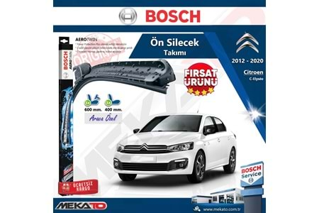 Citroen C Elysee Ön Silecek Takımı Bosch Aero Twin 2012-2020