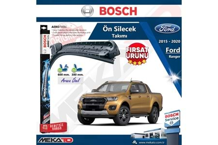 Ford Ranger Ön Silecek Takımı Bosch Aero Twin 2015-2020