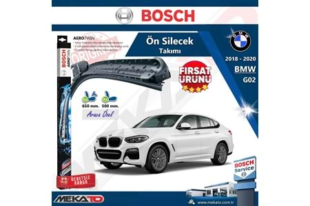 Bmw X4 G02 Ön Silecek Takımı Bosch Aero Twin 2018-2020