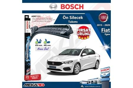 Fiat Egea Ön Silecek Takımı Bosch Aero Twin 2015-2020