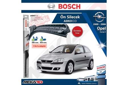 Opel Corsa C Ön Silecek Takımı Bosch Aero Eco 2000-2006