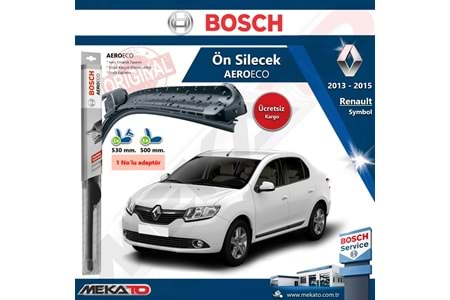 Renault Symbol Ön Silecek Takımı Bosch Aero Eco 2013-2015