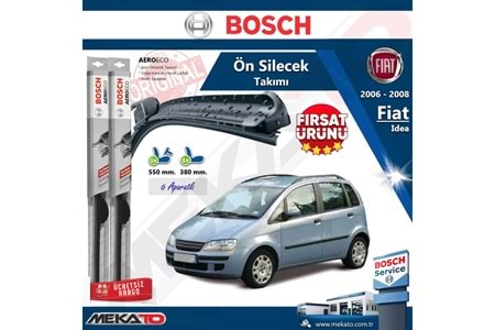 Fiat Idea Ön Silecek Takımı Bosch Aero Eco 2006-2008
