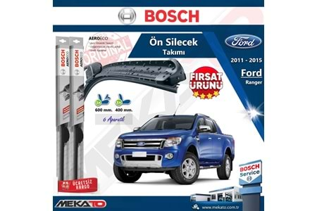 Ford Ranger Ön Silecek Takımı Bosch Aero Eco 2011-2015