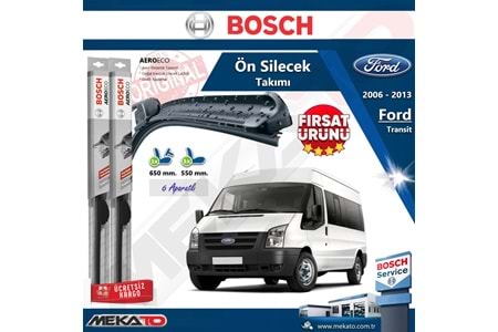 Ford Transit Ön Silecek Takımı Bosch Aero Eco 2006-2013