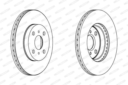 Ferodo Ön Fren Disk Takımı DDF1149C