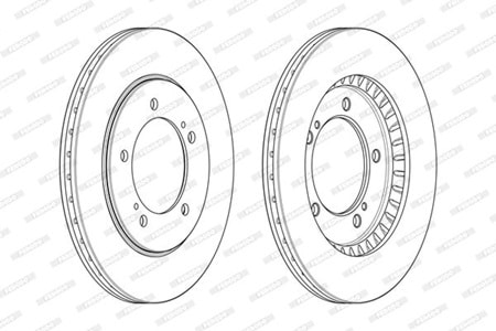 Ferodo Ön Fren Disk Takımı DDF1282