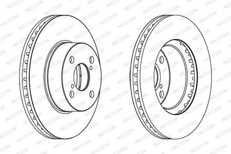 Ferodo Ön Fren Disk Takımı DDF1294