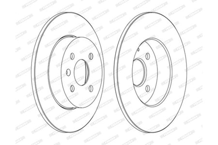 Ferodo Arka Fren Disk Takımı DDF1313C