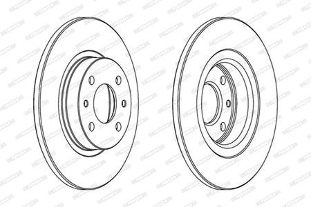 Ferodo Ön Fren Disk Takımı DDF141