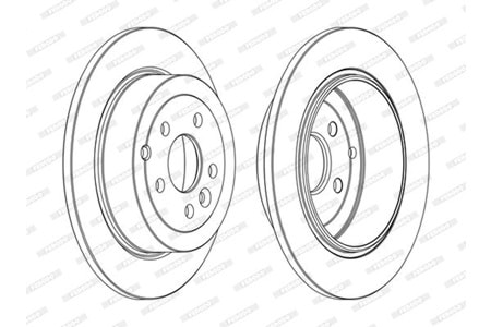 Ferodo Arka Fren Disk Takımı DDF1578C