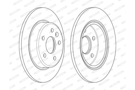 Ferodo Arka Fren Disk Takımı DDF2426C