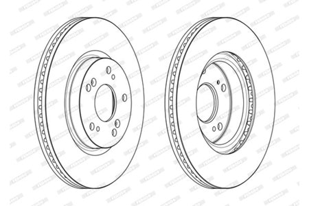 Ferodo Ön Fren Disk Takımı DDF2473C