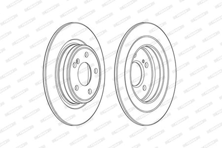 Ferodo Arka Fren Disk Takımı DDF2486C