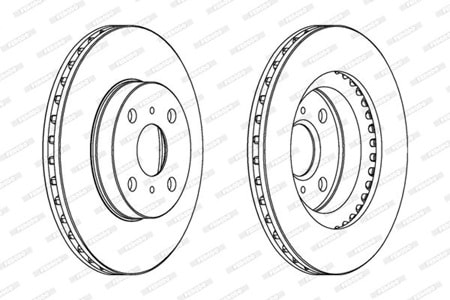 Ferodo Ön Fren Disk Takımı DDF881