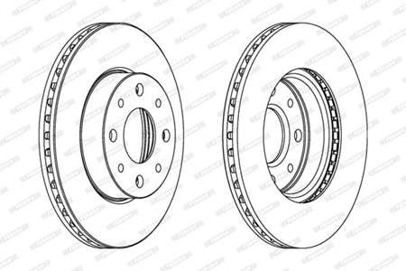 Ferodo Ön Fren Disk Takımı DDF888