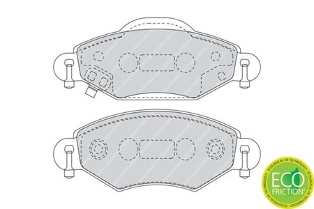 Ferodo Ön Fren Balata Takımı FDB1513