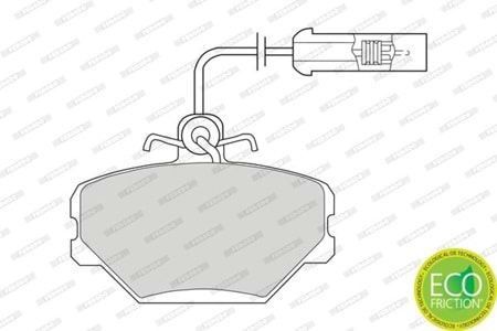 Ferodo Ön Fren Balata Takımı FDB524