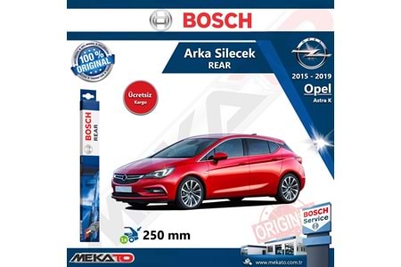 Opel Astra K Arka Silecek Bosch Rear 2015-2019