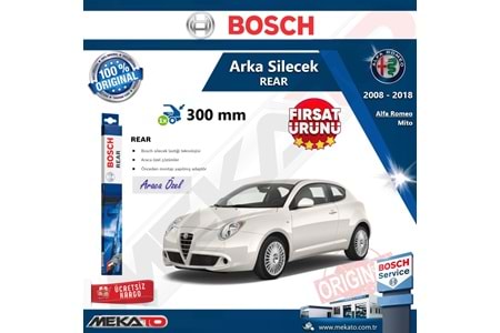 Alfa Romeo Mito Arka Silecek Bosch Rear 2008-2018