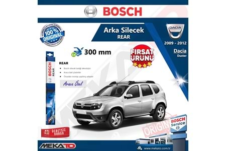 Dacia Duster Arka Silecek Bosch Rear 2009-2012