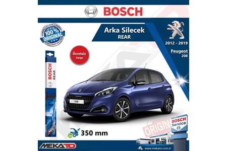 Peugeot 208 Arka Silecek Bosch Rear 2012-2019