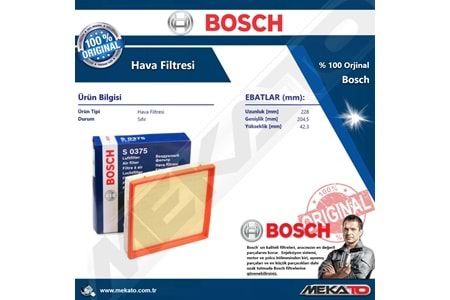 Bmw 3 Seri F30 320 i N20 Bosch Filtre Seti Karbonlu 2012-2018