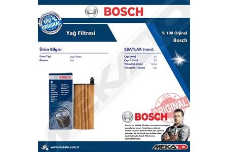 Bmw 1 Seri F20 120 d N47 4 Lü Bosch Filtre Seti Karbonlu 2011-2019