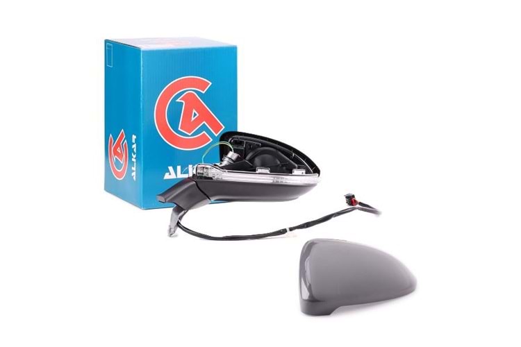 Golf 7 Dış Dikiz Aynası Sol Elektrikli Isıtmalı Astarlı Asferik 6 Pin