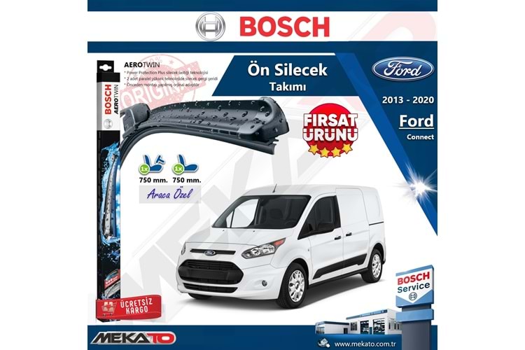 Ford Connect Ön Silecek Takımı Bosch Aero Twin 2013-2020