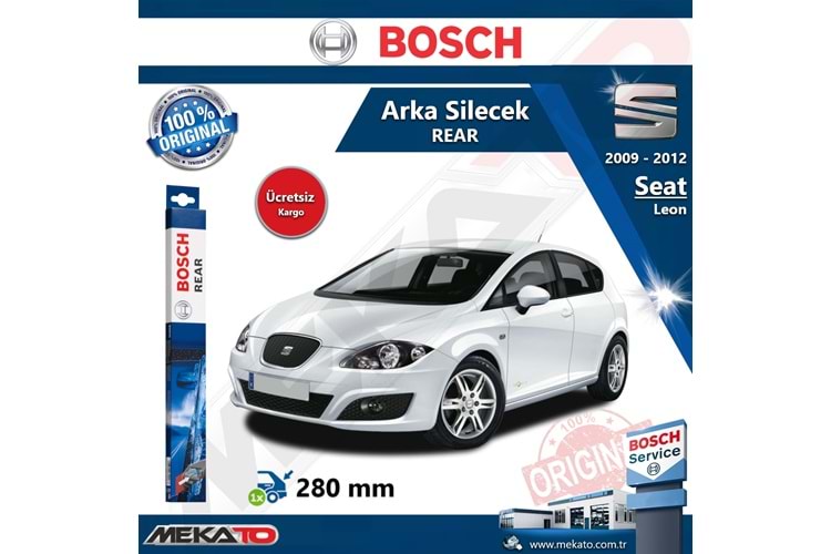 Seat Leon Arka Silecek Bosch Rear 2009-2012