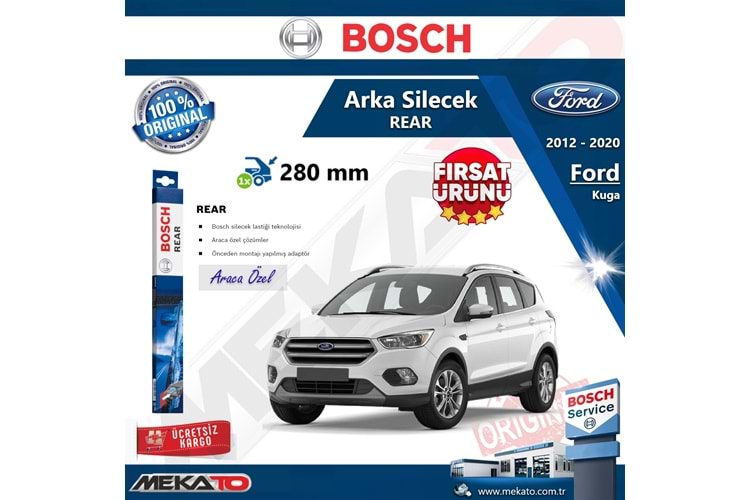 Ford Kuga Arka Silecek Bosch Rear 2012-2020