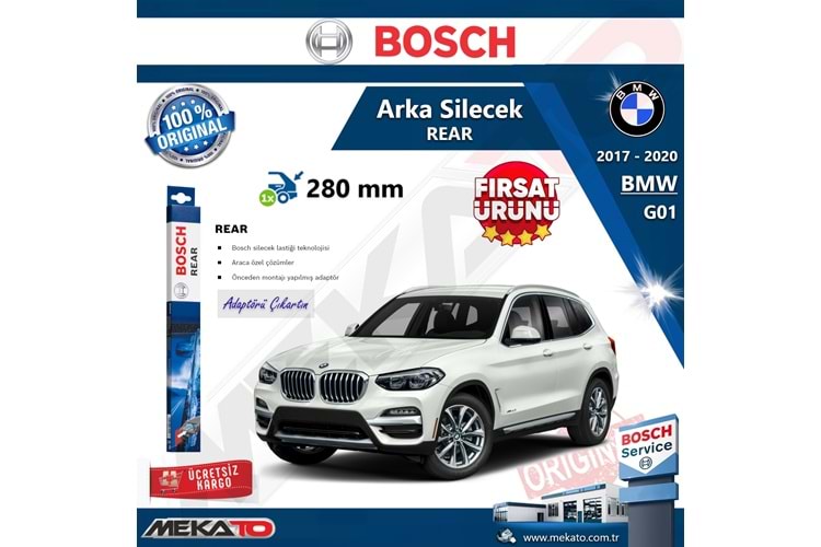 Bmw G01 Arka Silecek Bosch Rear 2017-2020