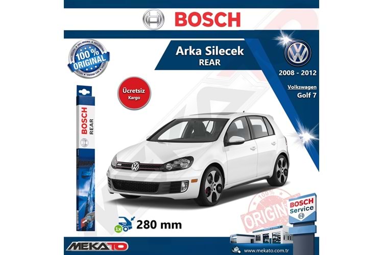 Volkswagen Golf 6 Arka Silecek Bosch Rear 2008-2012
