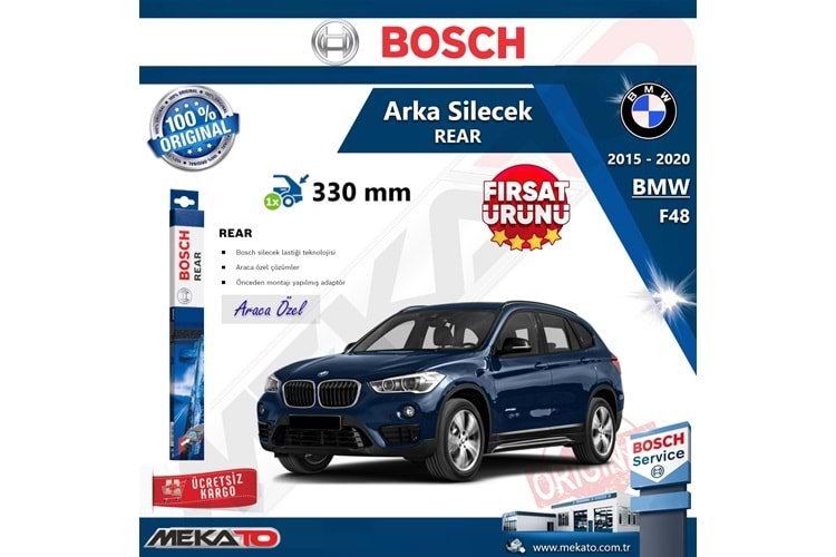 Bmw F48 Arka Silecek Bosch Rear 2015-2020