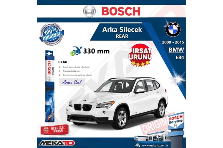 Bmw E84 Arka Silecek Bosch Rear 2009-2015