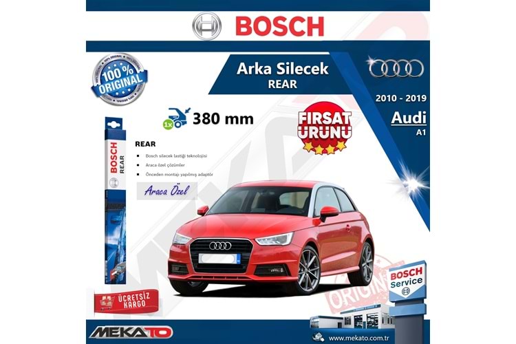 Audi A1 Arka Silecek Bosch Rear 2010-2019
