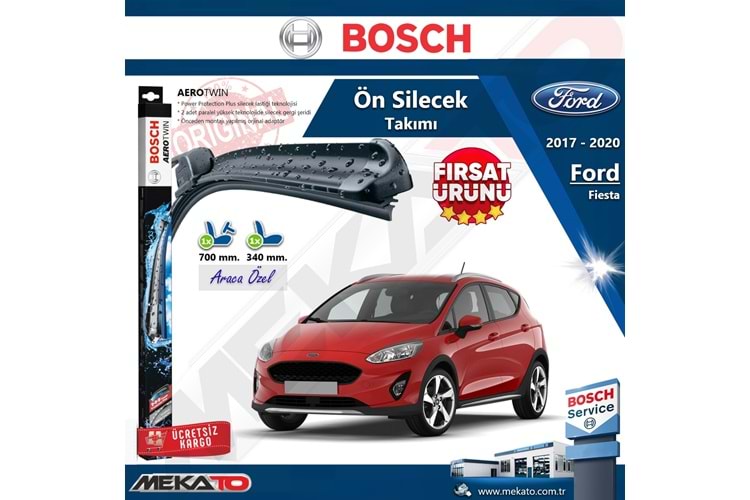 Ford Fiesta Ön Silecek Takımı Bosch Aero Twin 2017-2020