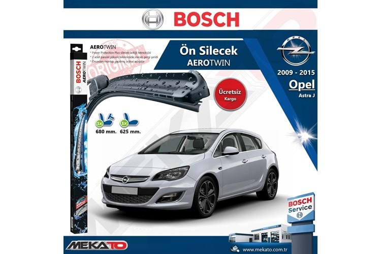 Opel Astra J Ön Silecek Takımı Bosch Aero Twin 2009-2020