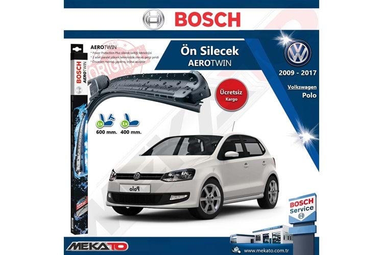 Volkswagen Polo Ön Silecek Takımı Bosch Aero Twin 2009-2017
