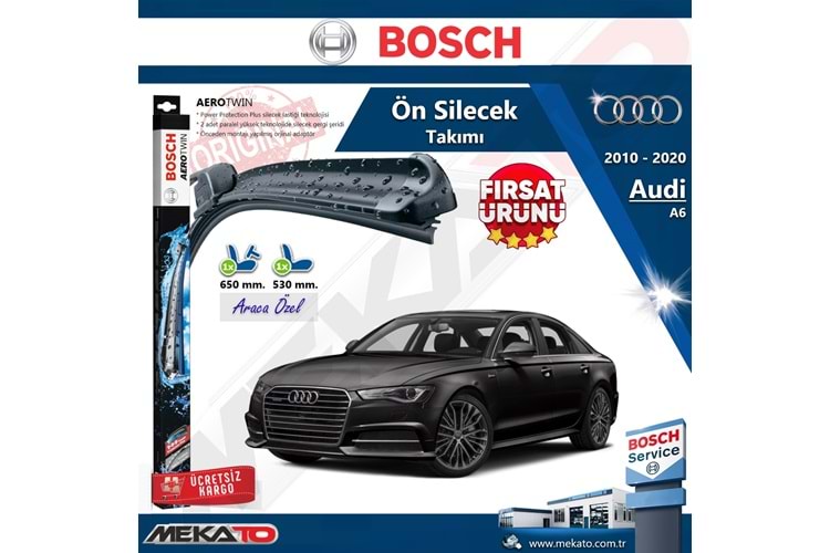 Audi A6 Ön Silecek Takımı Bosch Aero Twin 2010-2020