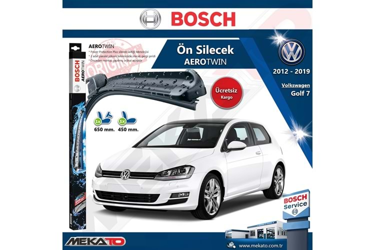 Volkswagen Golf 7 Ön Silecek Takımı Bosch Aero Twin 2012-2019