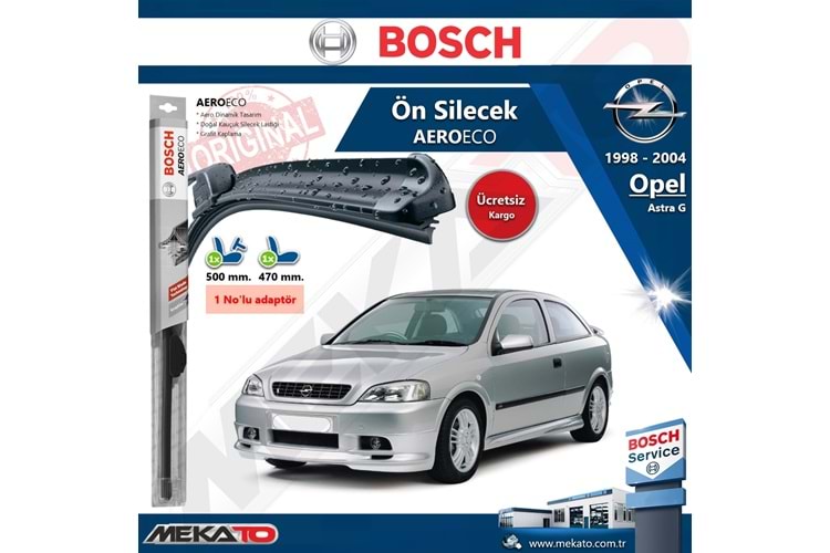 Opel Astra G Ön Silecek Takımı Bosch Aero Eco 1998-2004