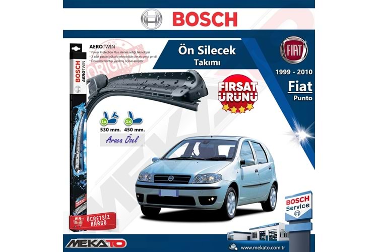 Fiat Punto Ön Silecek Takımı Bosch Aero Eco 1999-2010